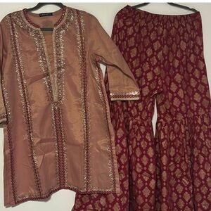 Elegant Embroidered Women's three piece